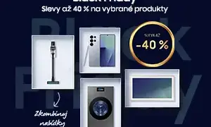 Black Friday 2025 slevy až 40% na Samsung.cz