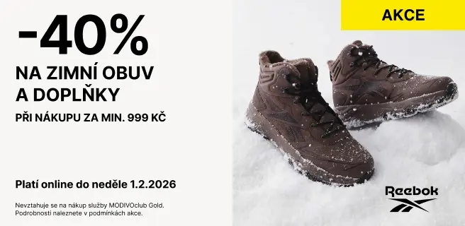 Zimní obuv, tašky, kufry a batohy se slevou -40% na CCC.eu