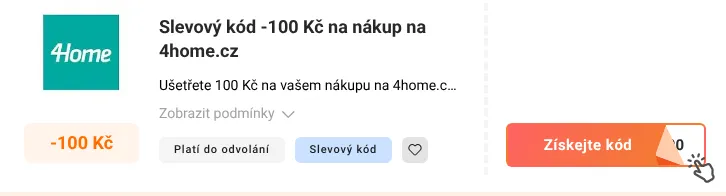 Jak využít slevový kód 4home.cz