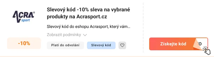 Jak využít slevový kód Acrasport.cz