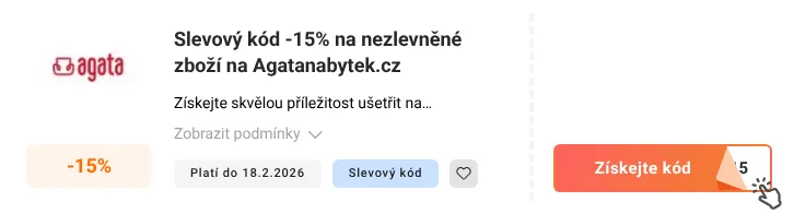 Jak využít slevový kód Agatanabytek.cz