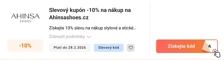 Jak využít slevový kód Ahinsashoes.cz
