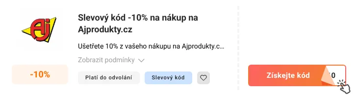Jak využít slevový kód Ajprodukty.cz