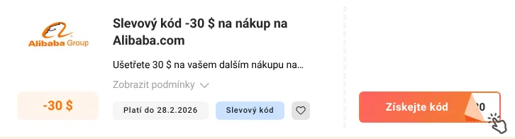 Jak využít slevový kód Alibaba.com