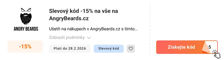Jak využít slevový kód AngryBeards.cz