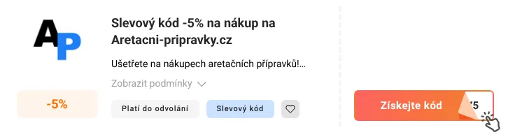 Jak využít slevový kupón Aretacni-pripravky.cz