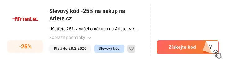 Jak využít slevový kód Ariete.cz