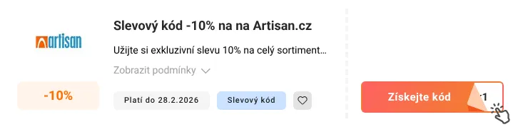 Jak využít slevový kupón Artisan.cz