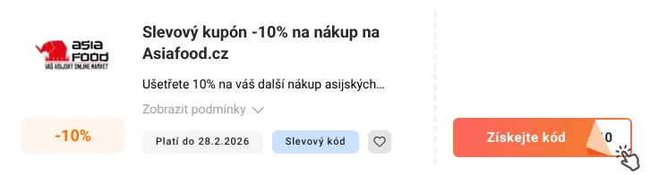 Jak využít slevový kupón Asiafood.cz