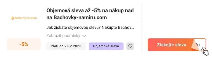 Jak využít slevový kód Bachovky-namiru.com