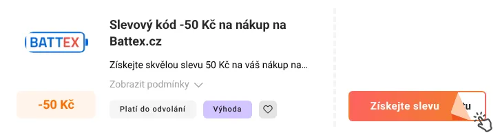 Jak využít slevový kód Battex.cz