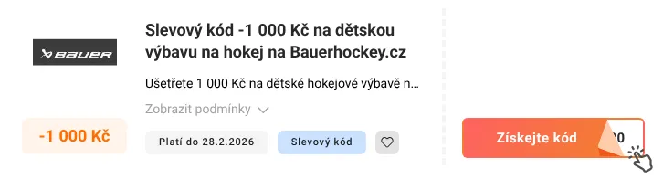 Jak využít slevový kód Bauerhockey.cz