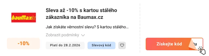 Jak využít slevový kód Baumax.cz