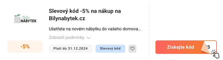 Jak využít slevový kupón Bilynabytek.cz
