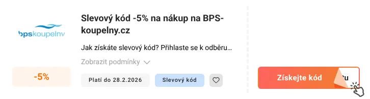 Jak využít slevový kód BPS-koupelny.cz
