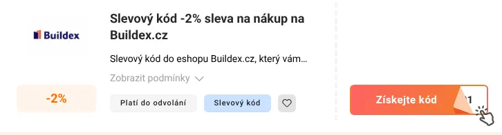 Jak využít slevový kupón Buildex.cz