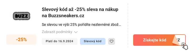 Jak využít slevový kód Buzzsneakers.cz