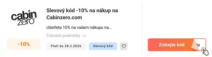 Jak využít slevový kód Cabinzero.com