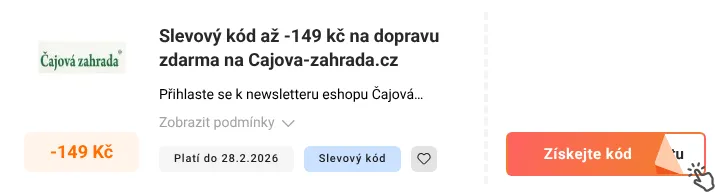 Jak využít slevový kupón Cajova-zahrada.cz