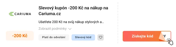 Jak využít slevový kód Cariuma.cz