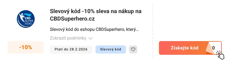 Jak využít slevový kupón CBDsuperhero.cz