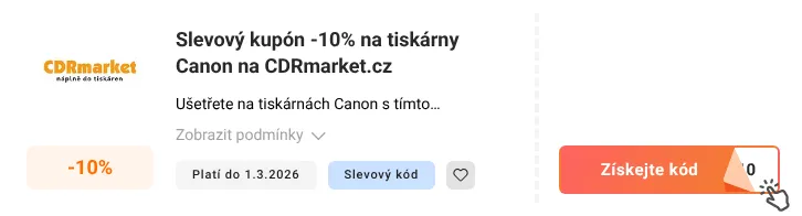 Jak využít slevový kupón CDRmarket.cz