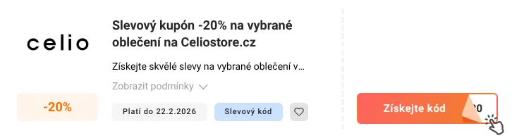 Jak využít slevový kód Celiostore.cz
