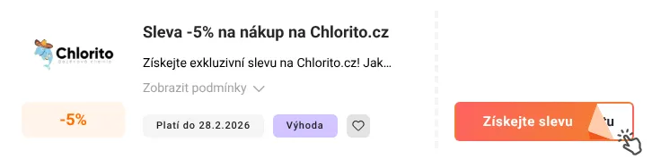 Jak využít slevový kupón Chlorito.cz