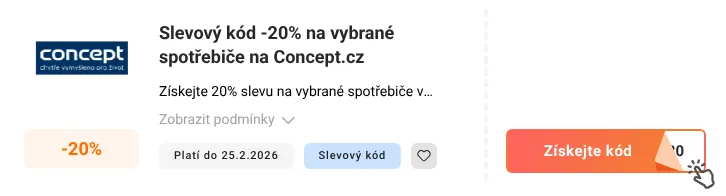 Jak využít slevový poukaz Concept.cz