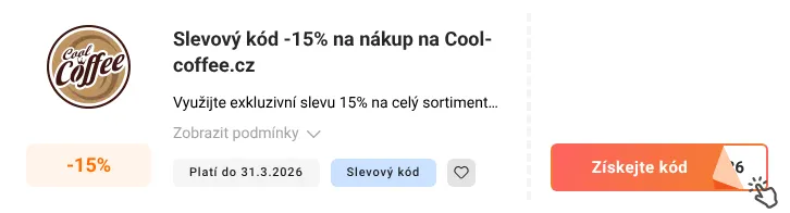Jak využít slevový kupón Cool-coffee.cz