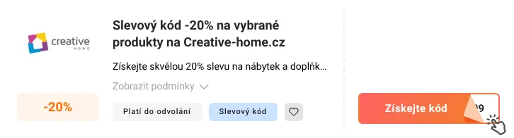 Jak využít slevový kupón Creative-home.cz