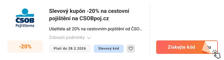 Jak využít slevový kód CSOBpoj.cz