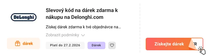 Jak využít promo kód Delonghi.com