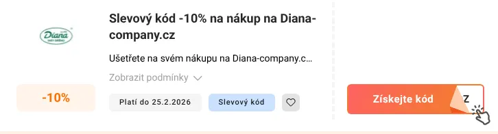Jak využít slevový kód Diana-company.cz