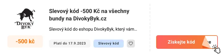 Jak využít slevový kód Divokybyk.cz