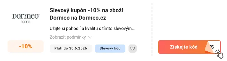 Jak využít promo kód Dormeo.cz