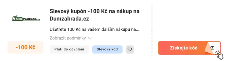 Jak využít slevový kupón Dumzahrada.cz
