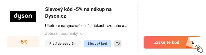 Jak využít slevový kód Dyson.cz