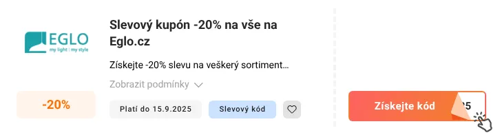 Jak využít slevový kód Eglo.cz