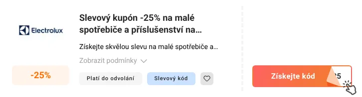 Jak využít slevový kupón Electrolux.cz