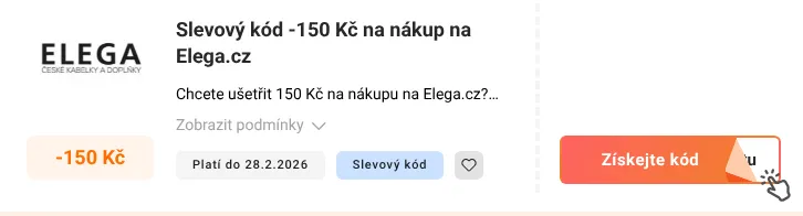 Jak využít slevový kód Elega.cz