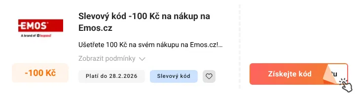 Jak využít slevový kód Emos.cz
