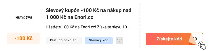 Jak využít slevový kód Enori.cz