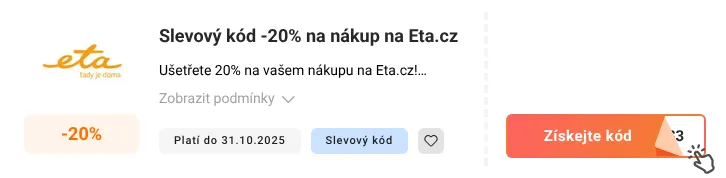Jak využít slevový kód Eta.cz