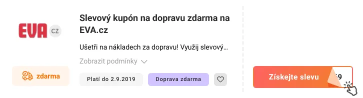 Jak využít slevový kód EVA.cz