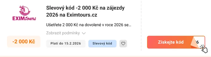 Jak využít slevový kód Eximtours.cz