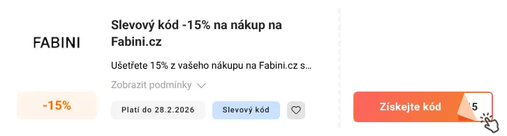 Jak využít slevový kód Fabini.cz