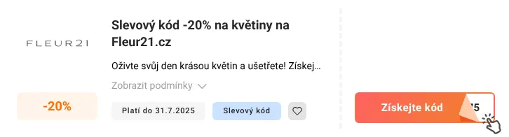 Jak využít slevový kód Fleur21.cz
