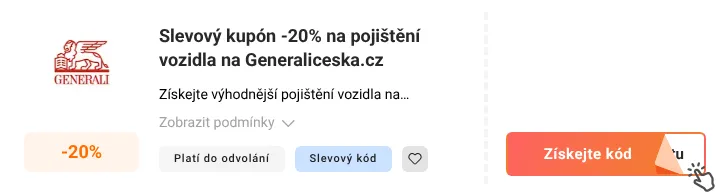 Jak využít slevový kód Generaliceska.cz