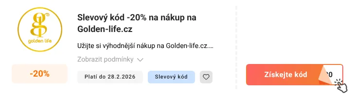 Jak využít slevový kupón Golden-life.cz